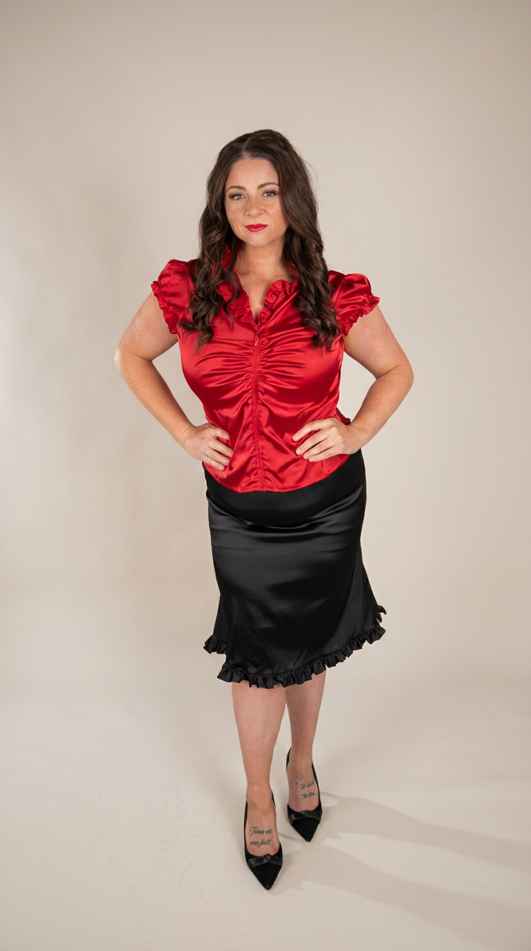 Midnight Black Talia Skirt